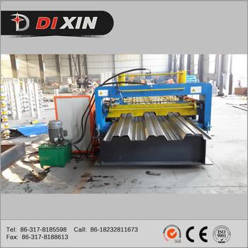 Steel Structure Metal 688 Deck Roll Forming Machine Floor Decking Steel Galvanized Floor Decking Roll Forming Machine