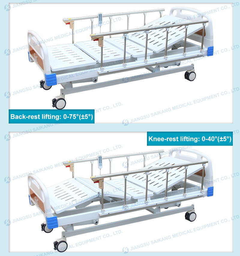 Sk005-4 Hospital Electric 3 Function Physiotherapy Patient Treatment Bed