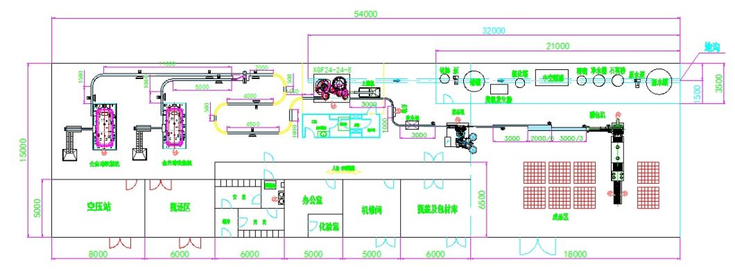 Automatic 8000bph Sparkling Water Filling Machine