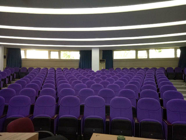 Plastic Material Theater Chair High School Classroom Furniture