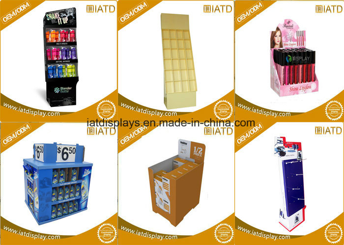 Corrugated Pop Display Stand with Stackable Trays