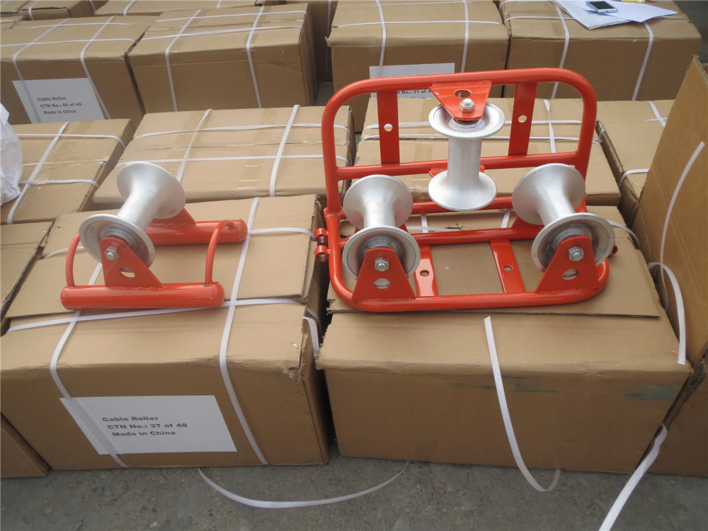 Manhole Single Wheel Cable Guide Pulley