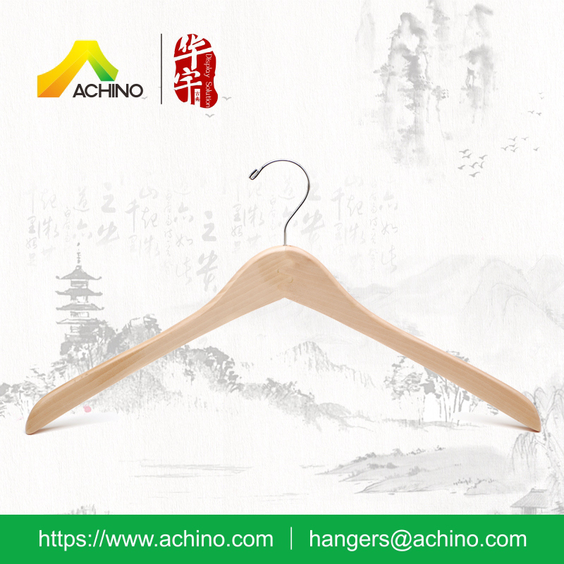 Wooden Clothes Hangers with Hook