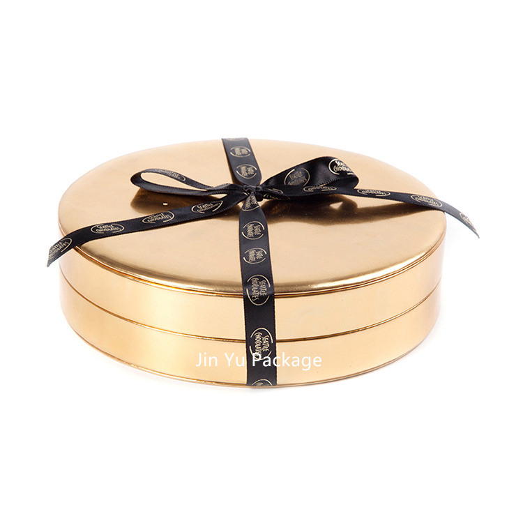 Experience of Gold Leather Handmade Round Gift Jewelry Packaging Boxes