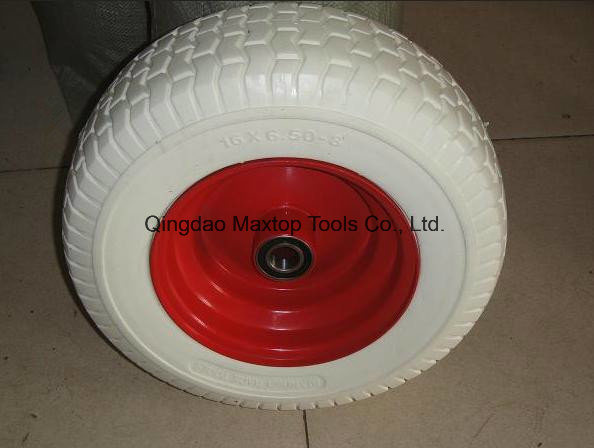 China Maxtop PU Foam Rubber Wheelbarrow Wheel