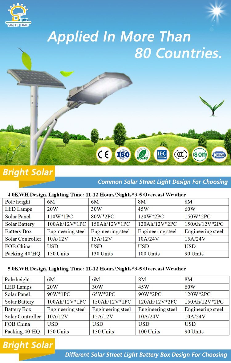 8.5m 50W Solar LED Street Lights No. 1 Ranking Manufacturer