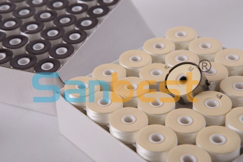 Polyester Sideless Prewound Bobbins Thread