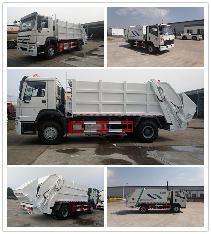 HOWO Light 6CBM Carbage Truck Garbage Compactor Truck for City Sanitation