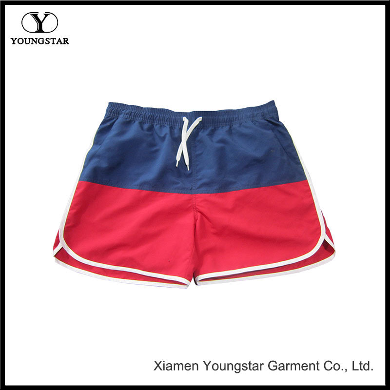 Womens Beach Shorts Red White and Blue Boardshorts Swim Trunks