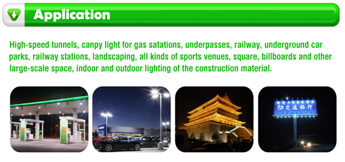 500W 400W 300W 250W 200W 100W 50W Outdoor IP65 LED Tunnel Floodlight