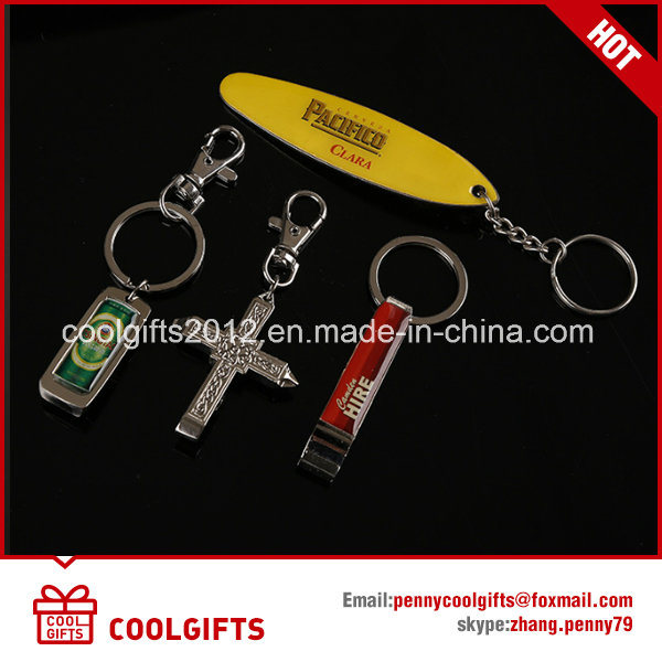 Wholesale Custom Logo Promotional Beer Bottle Opener Key Chains