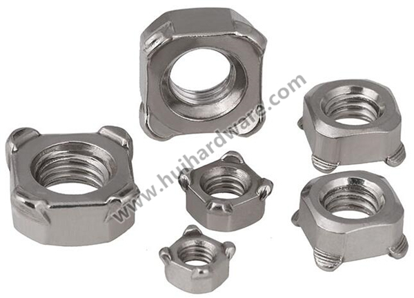 Stainless Steel Square Weld Nuts DIN928