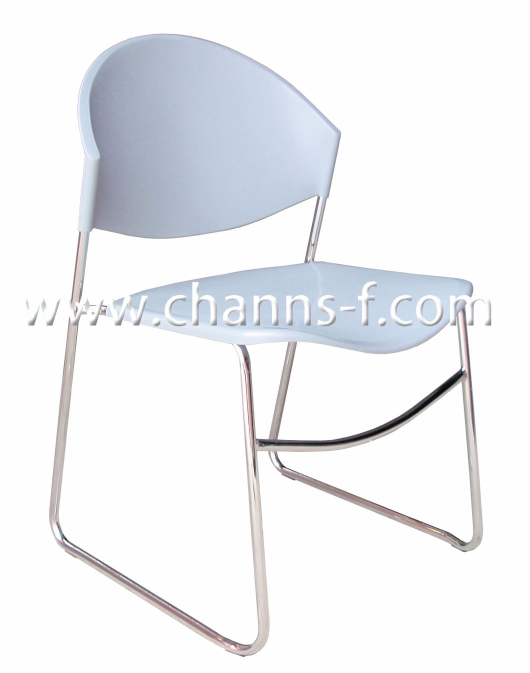 Durable High Grade White Color Leisure Plastic Office Training Chair