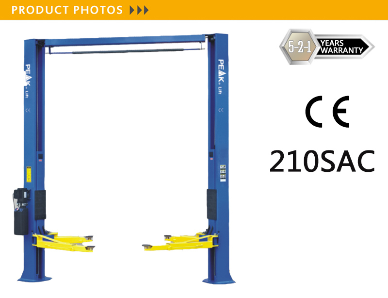 4500kg Capacity Asymmetric Arms 2 Post Garage Equipment (210SAC)