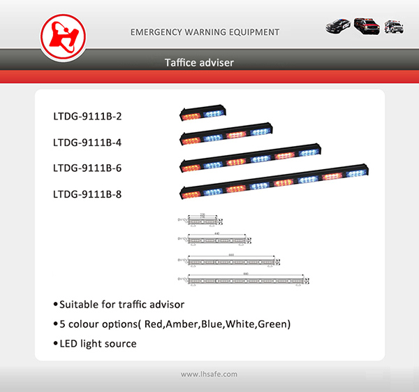 Four Lamp LED Traffic Advisor (LTDG9111B)