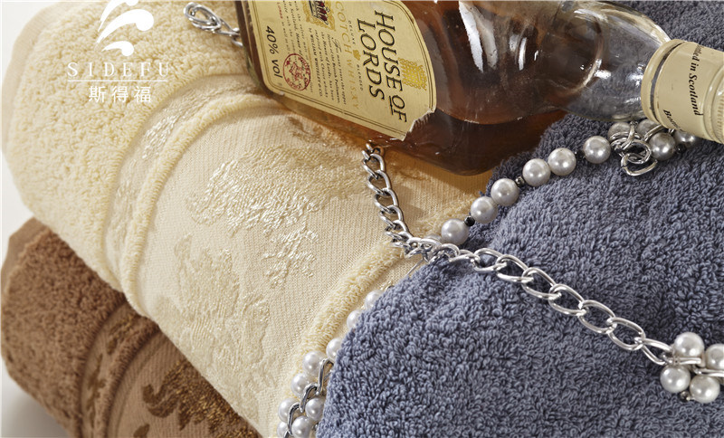 Superior Durability Luxury Cotton Jacquard Bath Towel Hand Towel