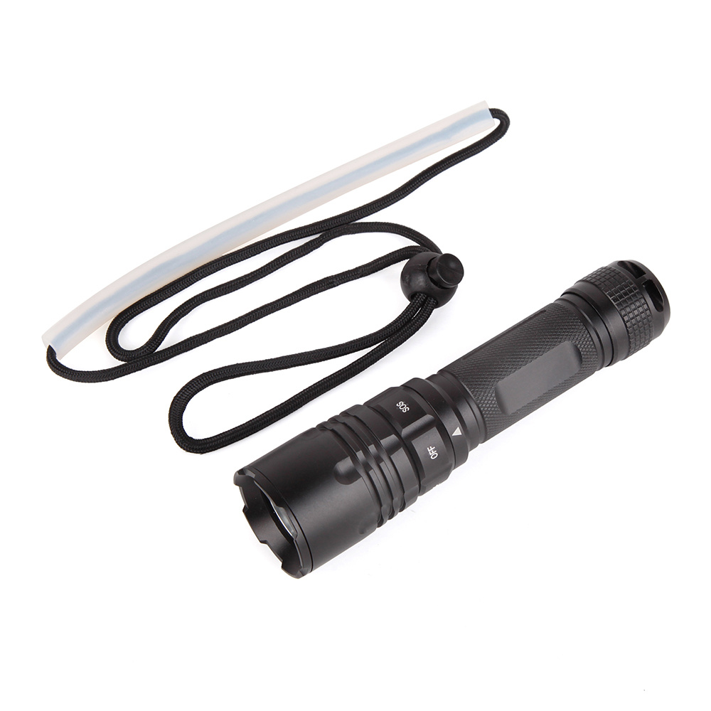 Rechargeable Super Bright 10W LED Flashlight------Ipx8 (16-1S8184R)