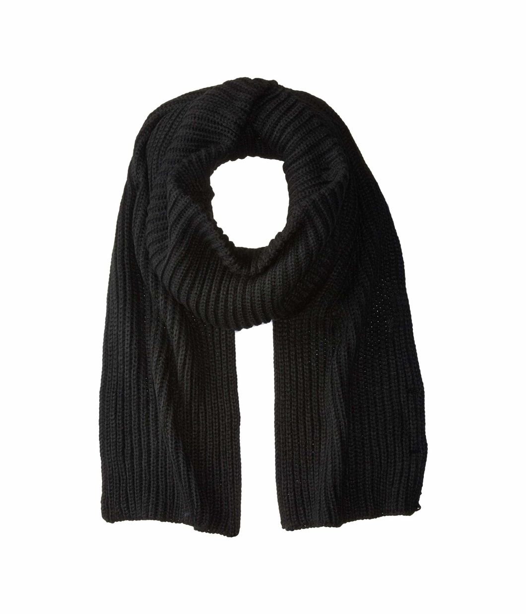 BSCI Audit 100% Acrylic Winter Warm Cable Mock Neck Ribbed Knit Scarf