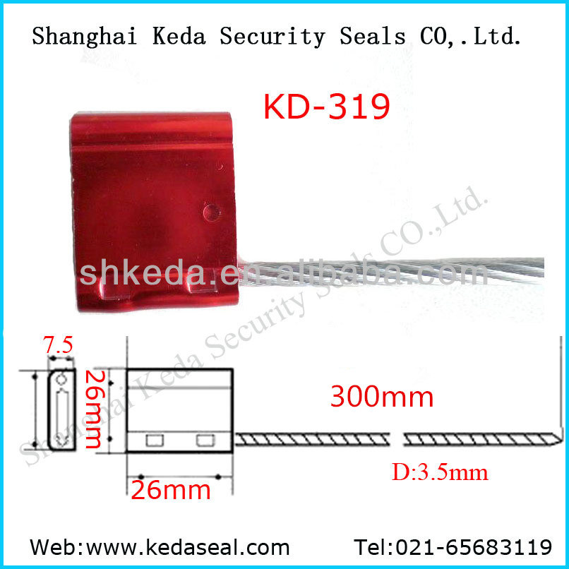 Cable Seal, Cargo Seal for Rail Car Doors, Containers (KD-311)