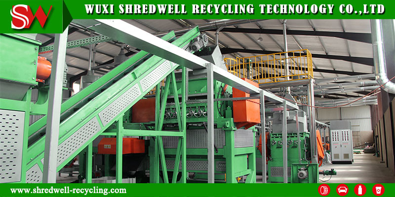 Waste Rubber Granulator with Long Life Time for Scrap Tire Recycling