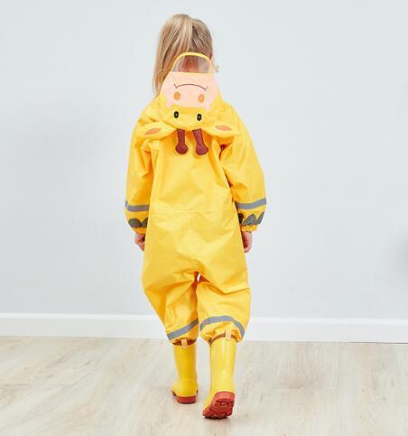 Customize Kids Children Nylon Polyester Jumpsuits Raincoat