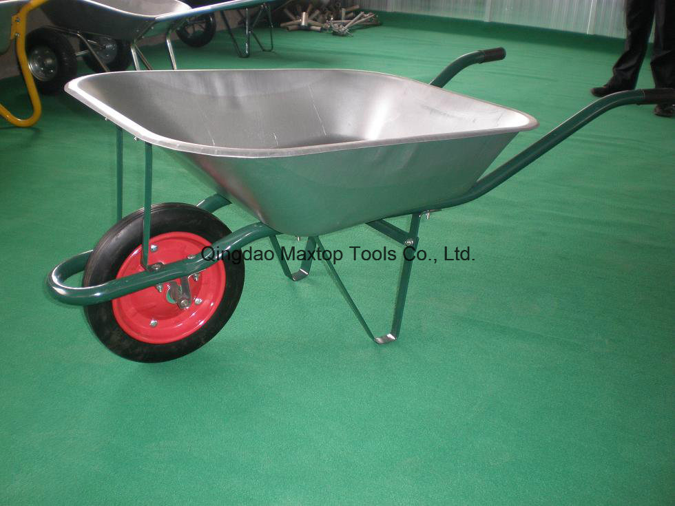 Heavey Duty Construction Zinc Plated Garden Wheel Barrow (WB4600)