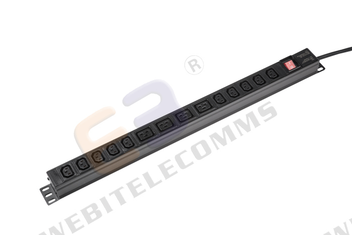 1u 19inch IEC C13 Power Strip, Used for Server Rack