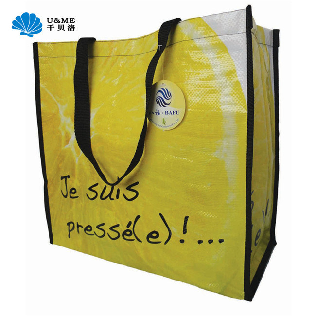 PP Non Woven Laminated Lamination Shopping Tote Packing Bag