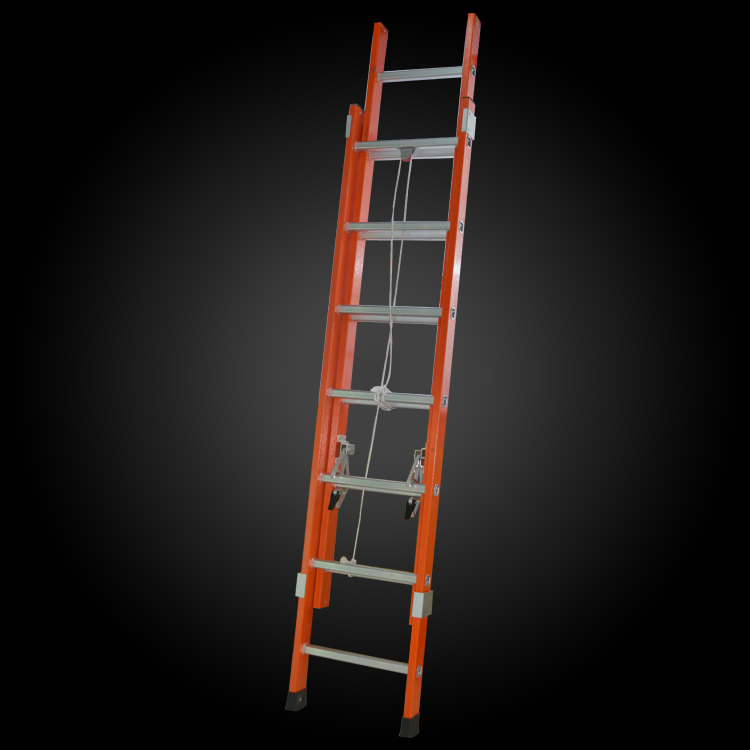 Aluminum Ladder Rope Control Fire Escape Extension Ladder