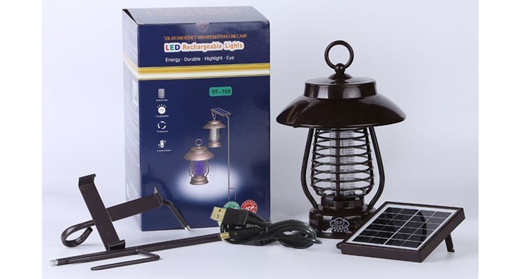 Solar Power Electric Mosquito Killer Lamp Anti Mosquito