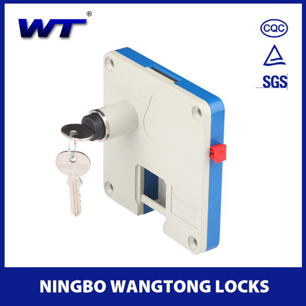 Wangtong Euro Operated High Quality Shopping Cart Coin Lock