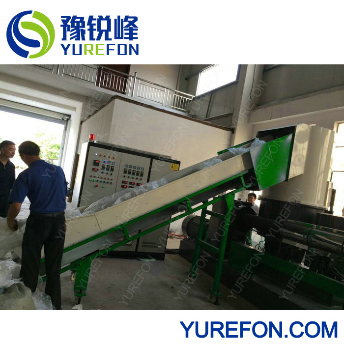 PP HDPE LLDPE Bottle Woven Bag Agricultrual Film Plastic Washing Recycling Pelletizing Machine