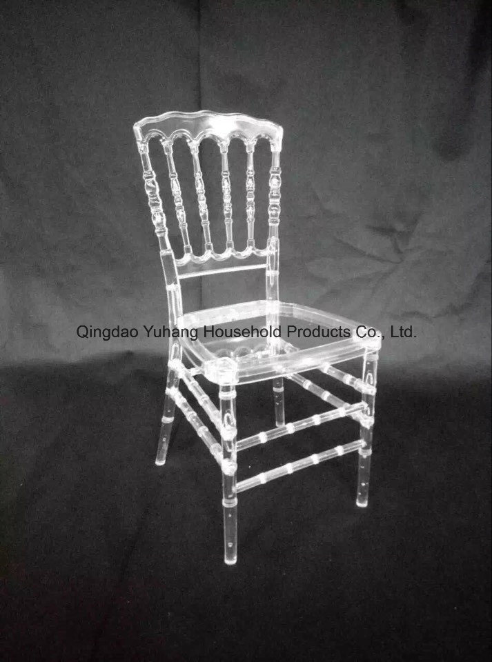 Cheap Modern Design Wholesale Stacking Clear Plastic Resin Napoleon Transparent Acrylic Chair (M-X1213)