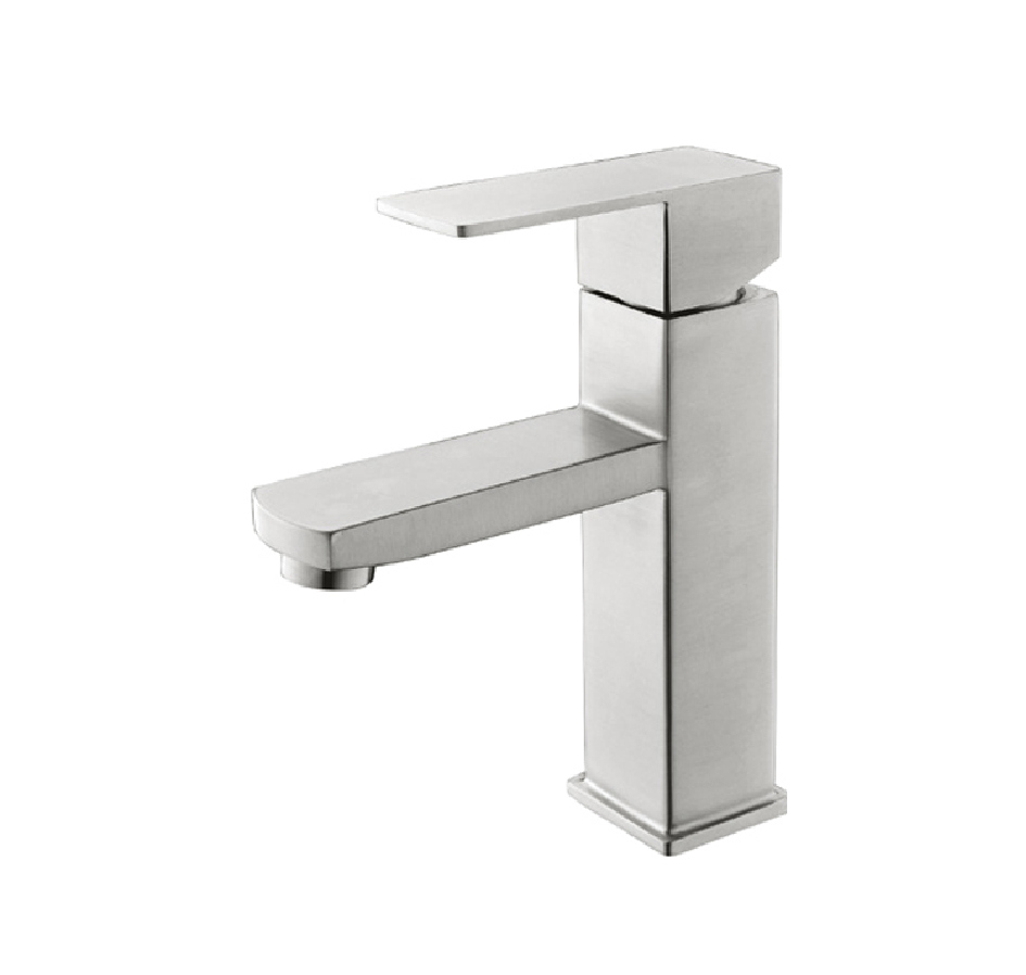 Square Design Hot and Cold Bathroom Lavatory Basin Water Faucet