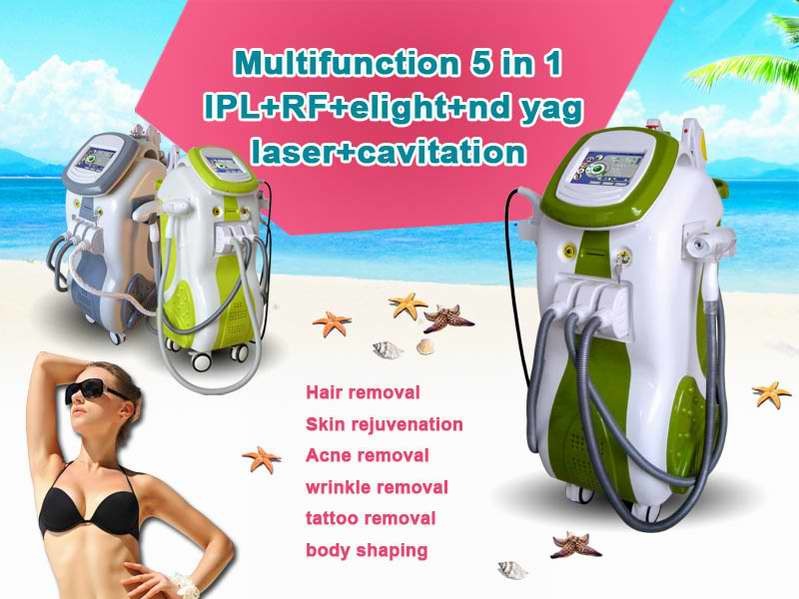 IPL Elight Shr ND YAG Laser Multifunction Salon Machine