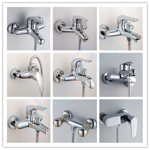 Chrome Finish Thermostatic Mixer for Bathtub