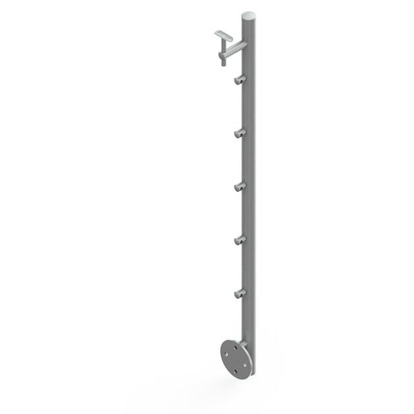 Cambered Stainless Steel Bar Fittings for Balustrade Post/ Handrail Post Design