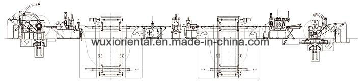 Automatic High Accuracy Steel Coil Slitting Cutting Machine Line