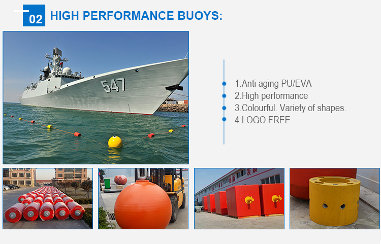 Yatch Ship Dock EVA PE Foam Fender Buoy Marine Floating Buoys From Professional Manufacturer