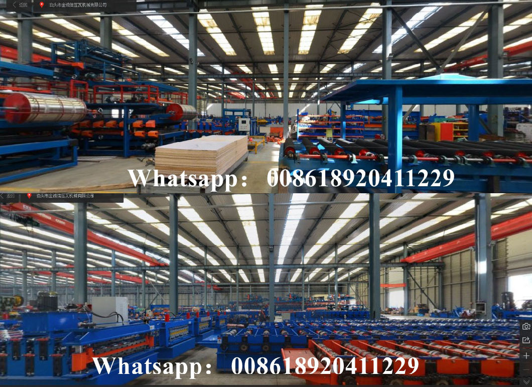 Botou Factory Cold Roll Bending Machine of Roofing Glazed Panel