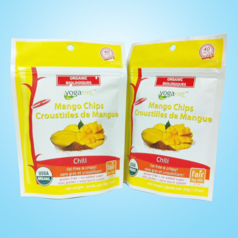 Plastic Packaging Bag for Mango Chips