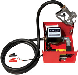 12V/24V DC Electric Diesel Oil Transfer Pump 45L/Min Bio-Diesel Fuel Flow Meter