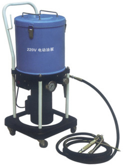 High Volume Manual Lubricator Bucket Lubrication Pump Hand Operated Greaser - 10L