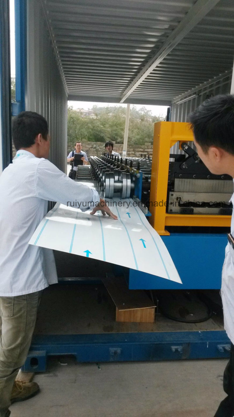 Standing Seam Steel Roof Sheet Roll Forming Machine
