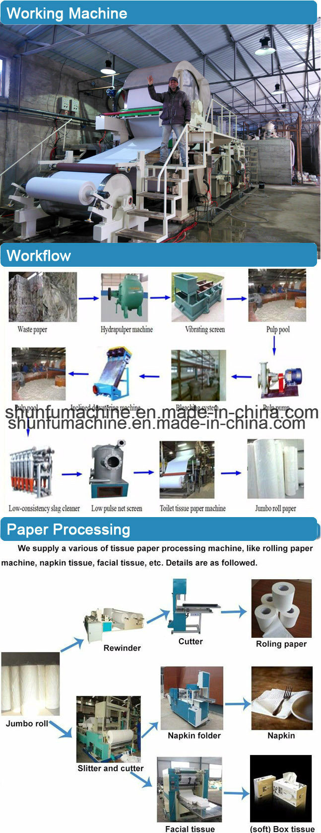 Color Custom Printing Toilet Facial Tissue Paper Making Machine