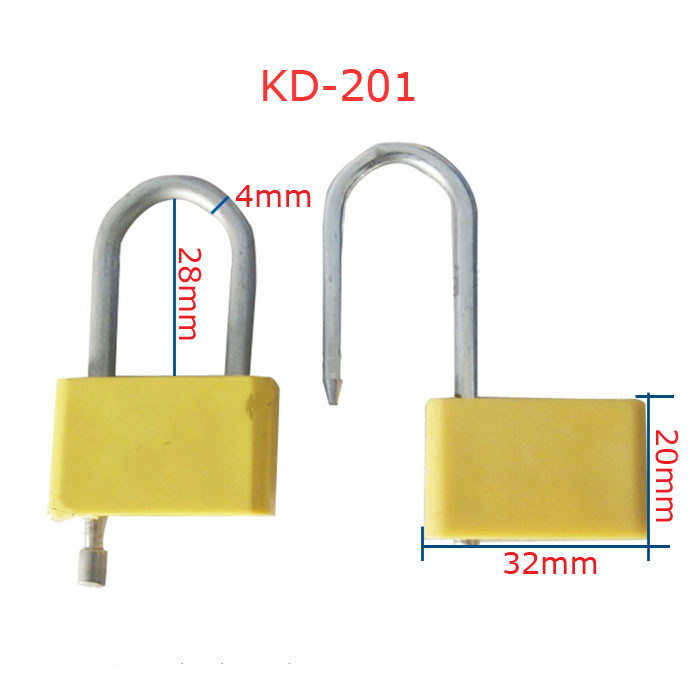 Disposable Lock Made in China Security Plastic Padlock Seals (KD-201)