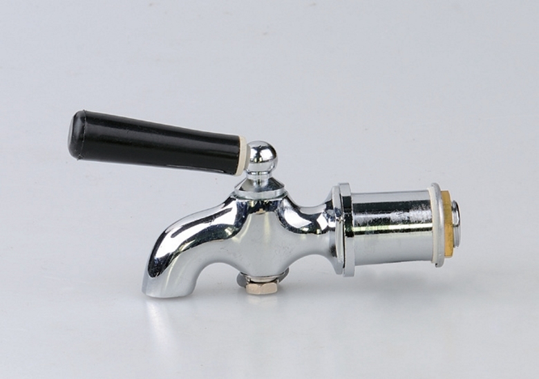 Brass Hot Water Long Tap, Chorme Plated