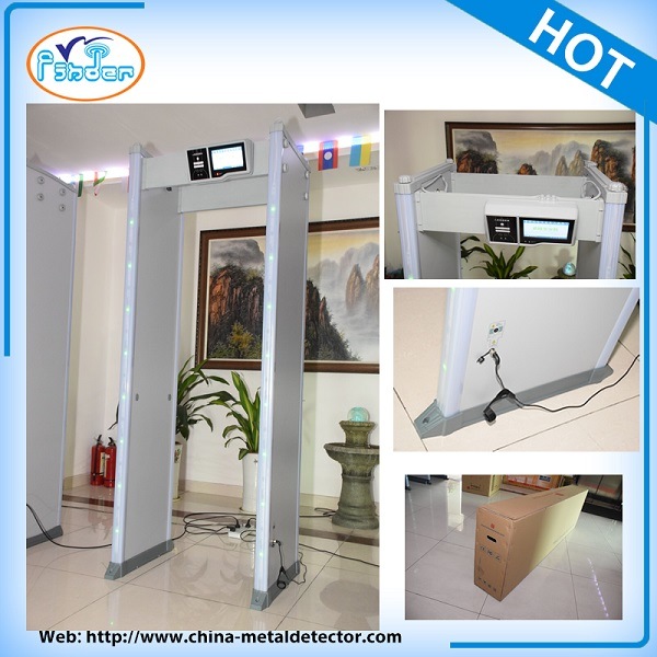 Touch Screen Intelligent 24 Zone Walk Through Metal Detector