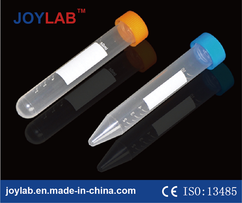 Disposable Lab Conical Bottom 15ml Centrifuge Tube with Ce Certificate