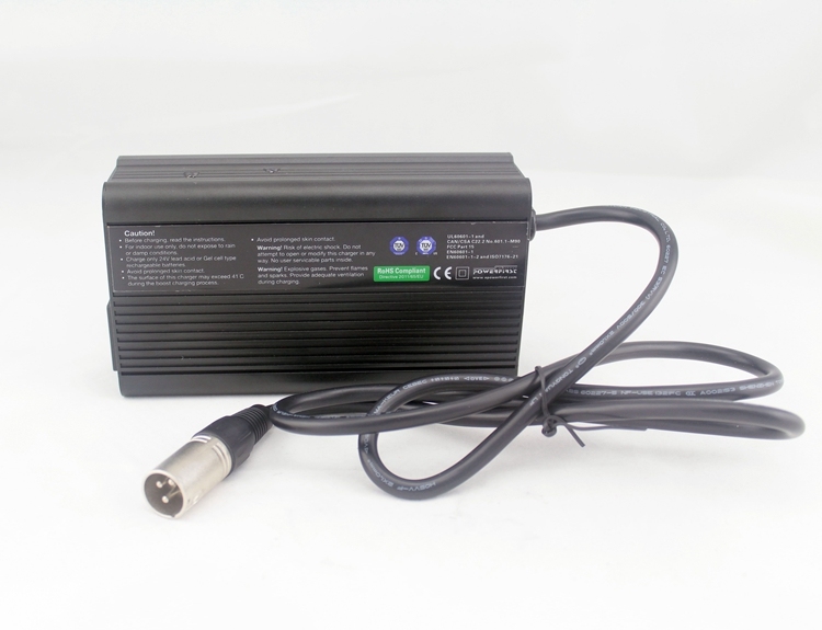 24V 5/6/8A Lead Acid AGM or Gel Battery Charger with Pfc (Power Factor Correction) Circuit for Mobility Scooter Power Wheelchairs